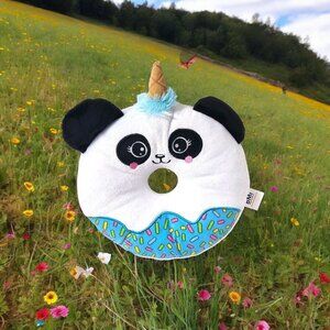 BMI Panda Pillow Donut Ice Cream Sprinkles Plush Main Event 8 "